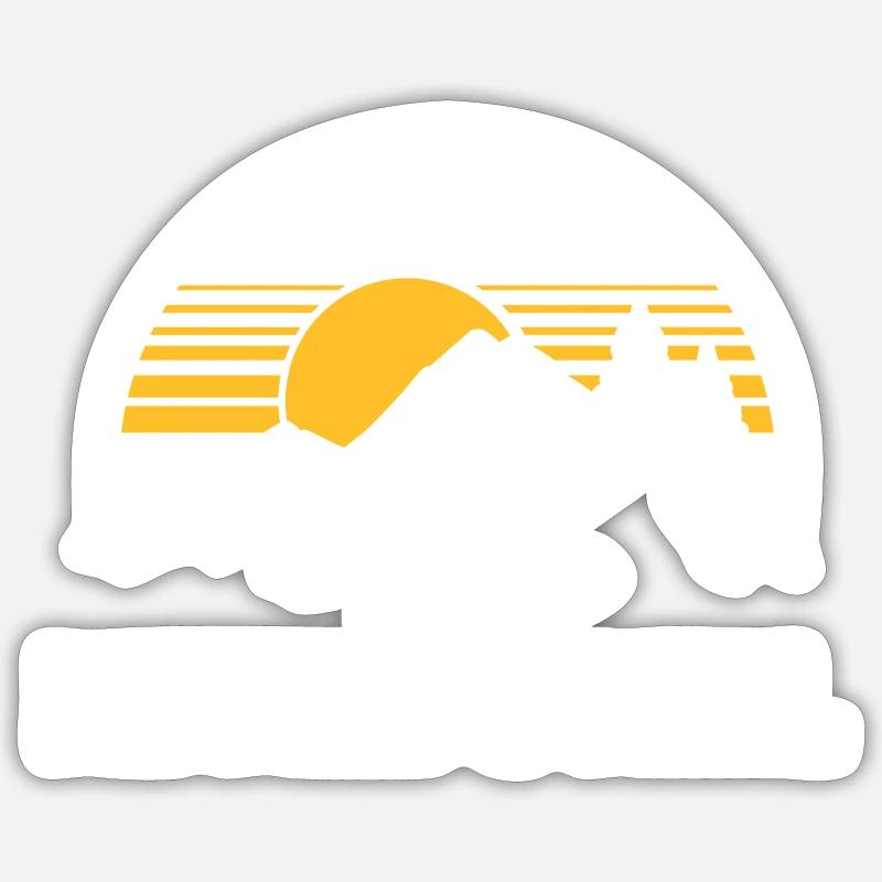 Kitzbühel Sticker size S (10 x 10 cm)