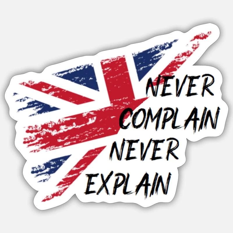 British flag Sticker size S (10 x 10 cm)
