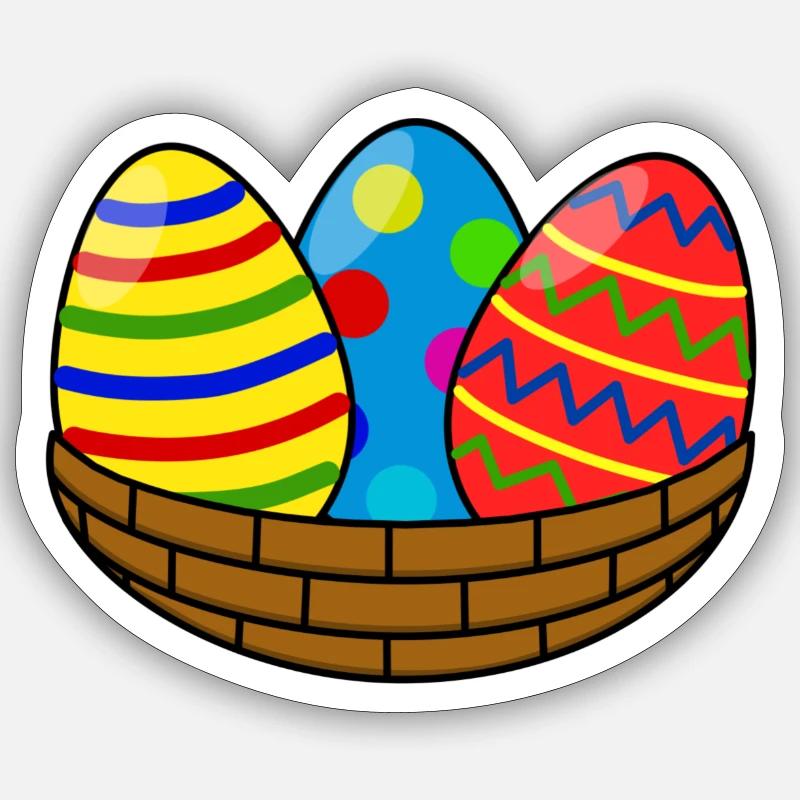 Easter Nest Sticker size S (10 x 10 cm)