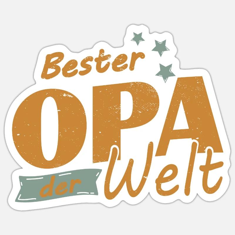 Bester OPA Sticker Größe S (10 x 10 cm)