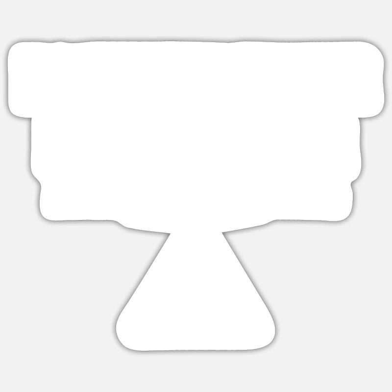 Konzentrierter Modellbauer | Modellbau Geschenke Sticker Größe S (10 x 10 cm)