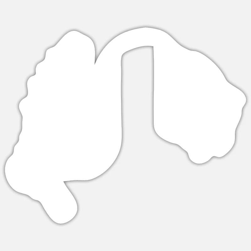 angling Sticker size S (10 x 10 cm)