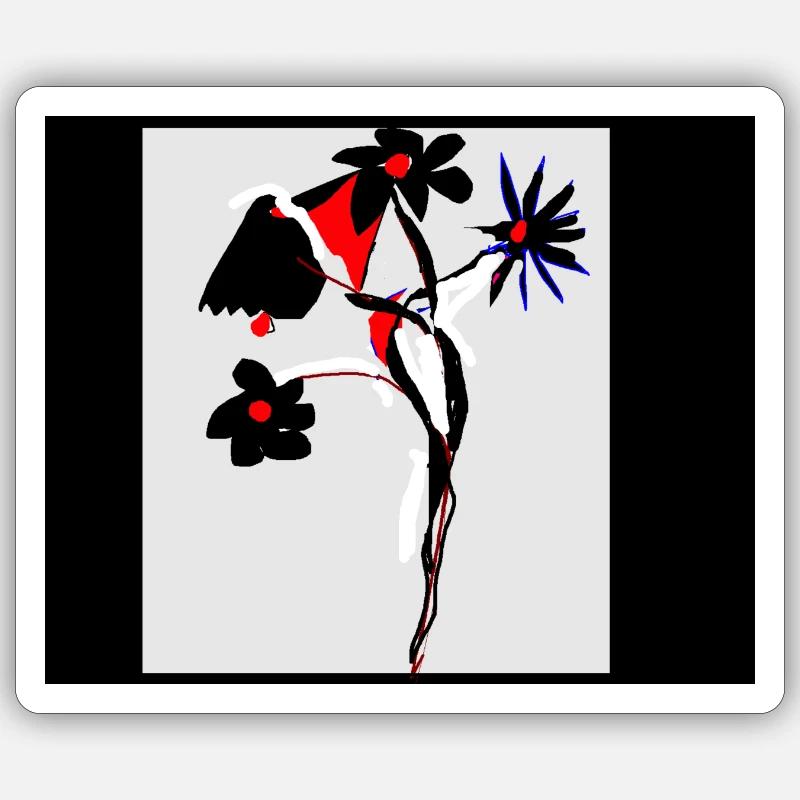 Figure 8 - Sticker taille S (10 x 10 cm) - blanc mat