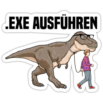 Informatiker Programmierer Sprüche - Sticker Größe S (10 x 10 cm) - Mattweiß - Vorne