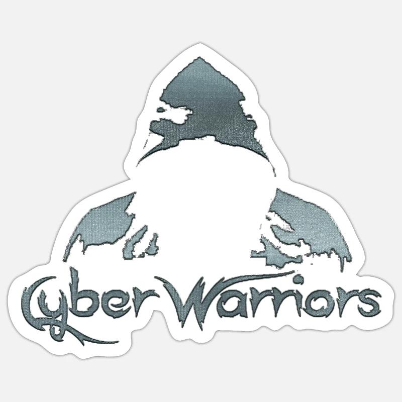 Piratage hacker hacker informatique cybersécurité - Sticker taille S (10 x 10 cm) - blanc mat