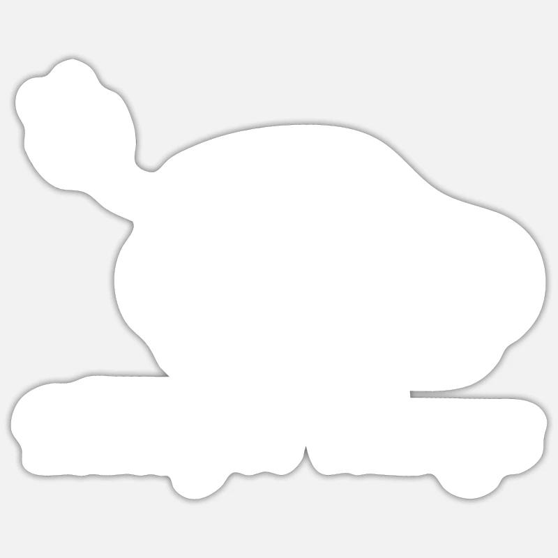 Electric Car E-mobility Hybrid - Sticker taille S (10 x 10 cm) - blanc mat