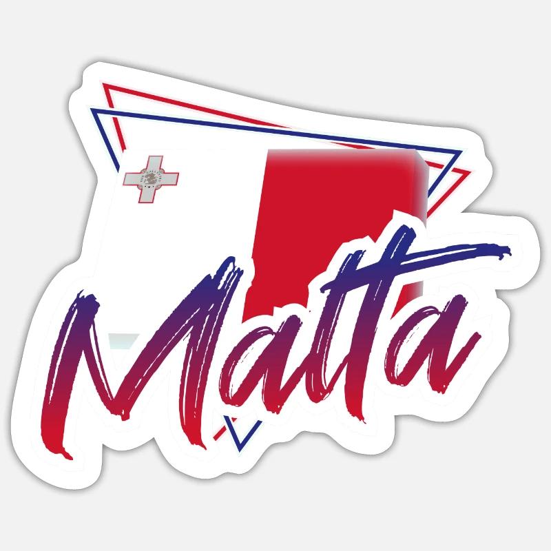 Malta Sticker Größe S (10 x 10 cm)