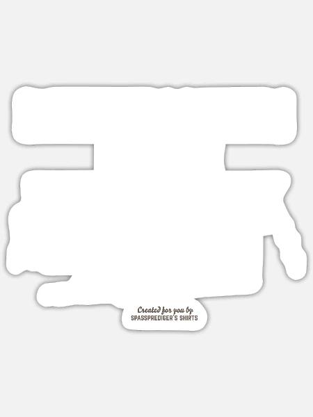 Betzenstein ist wie New York - Sticker Größe S (10 x 10 cm) - Mattweiß