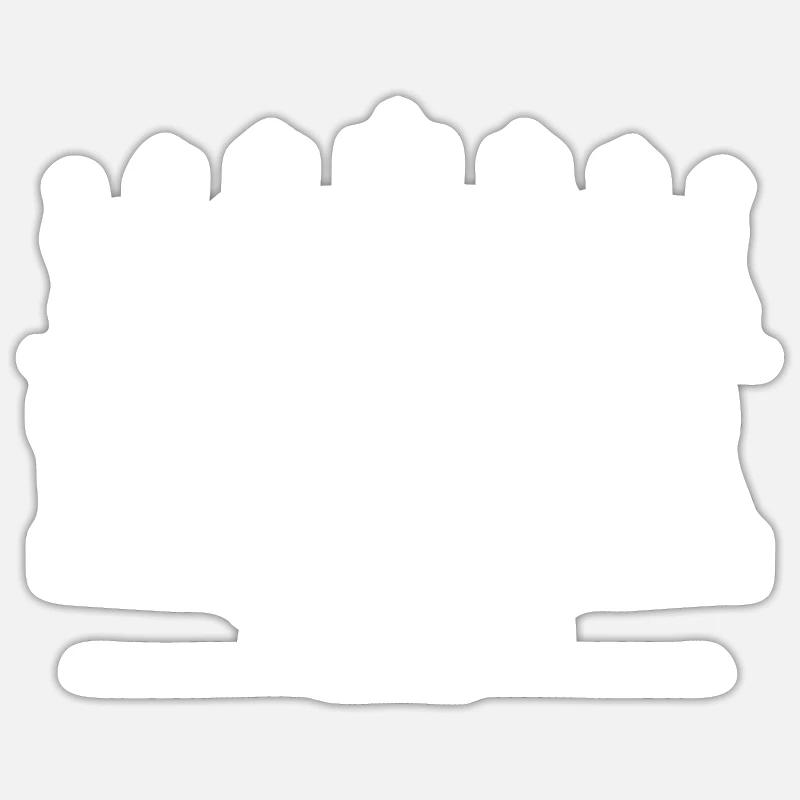 Nova - Sticker taille S (10 x 10 cm) - blanc mat