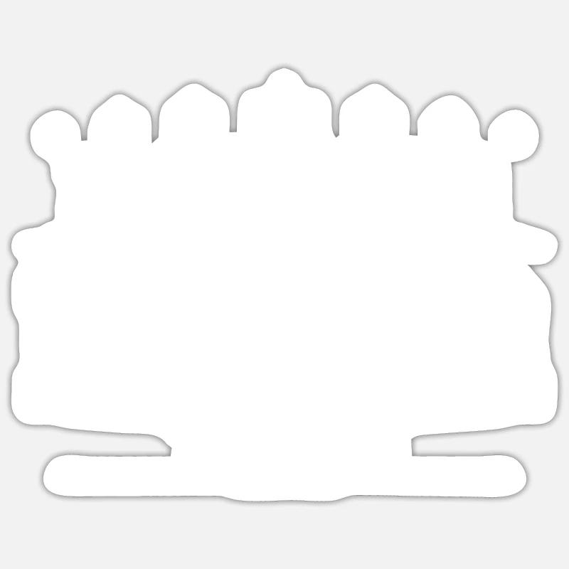 Roger - Sticker taille S (10 x 10 cm) - blanc mat