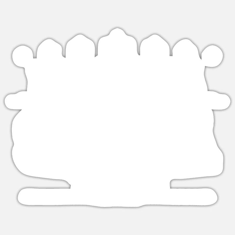 Sofia - Sticker size S (10 x 10 cm) - white matte