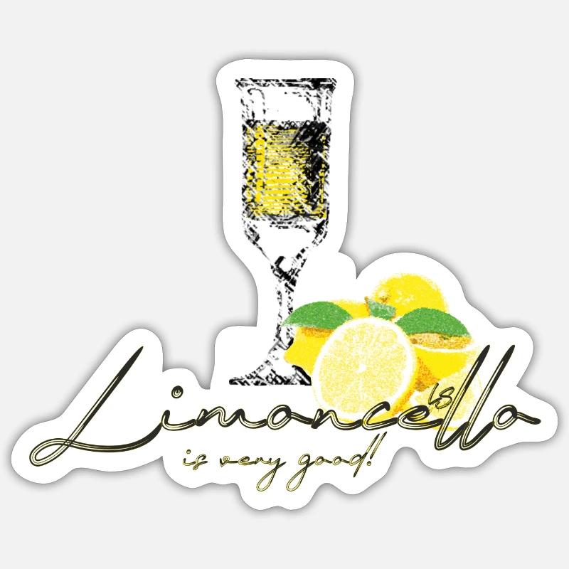 Limoncello (Limoncello) Sticker Größe S (10 x 10 cm)