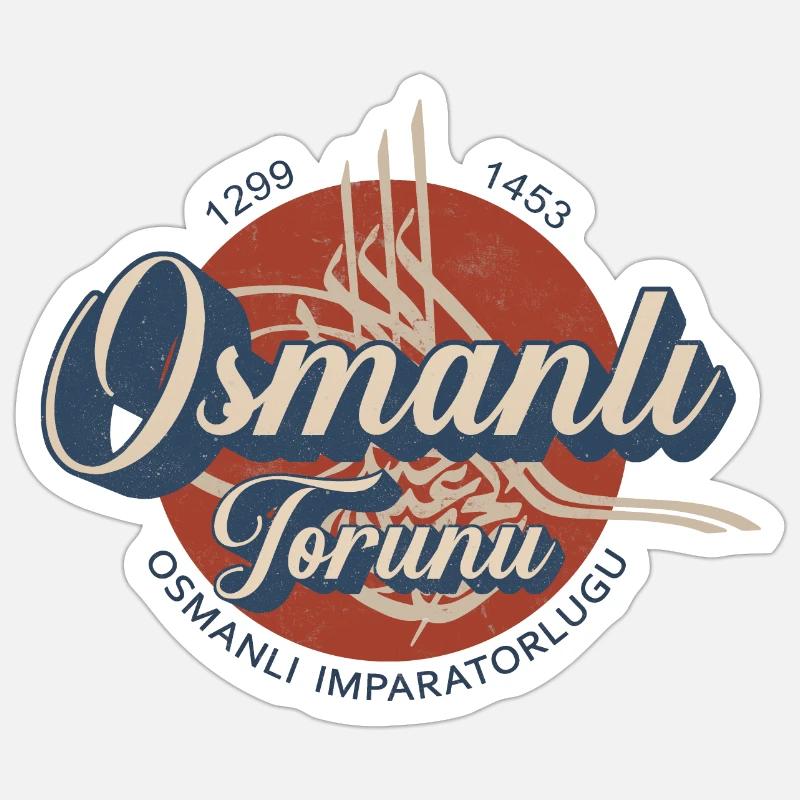 Osmanlı - Sticker taille S (10 x 10 cm) - blanc mat