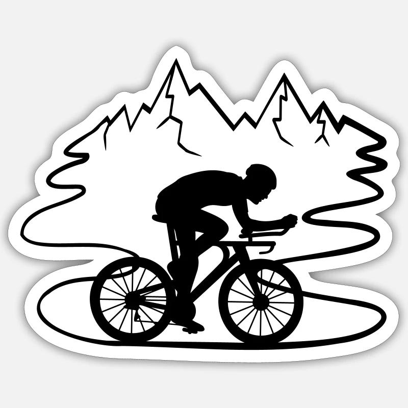 Excursion Cycliste Sticker taille S (10 x 10 cm)
