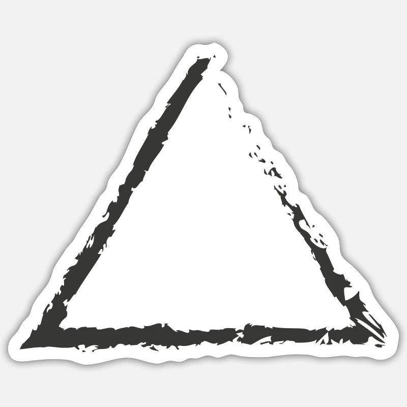 Triangle Sticker size S (10 x 10 cm)