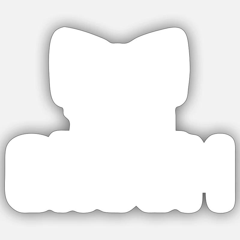 Équipe Groom - Sticker taille S (10 x 10 cm) - blanc mat
