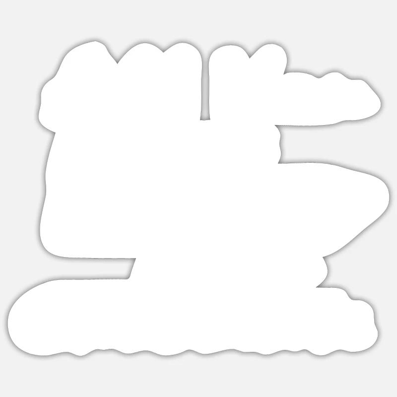Sticker Größe S (10 x 10 cm) - 