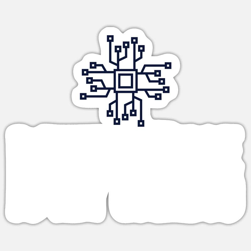 Datenwissenschaftler Data Science Wissenschaft - Sticker Größe S (10 x 10 cm) - Mattweiß