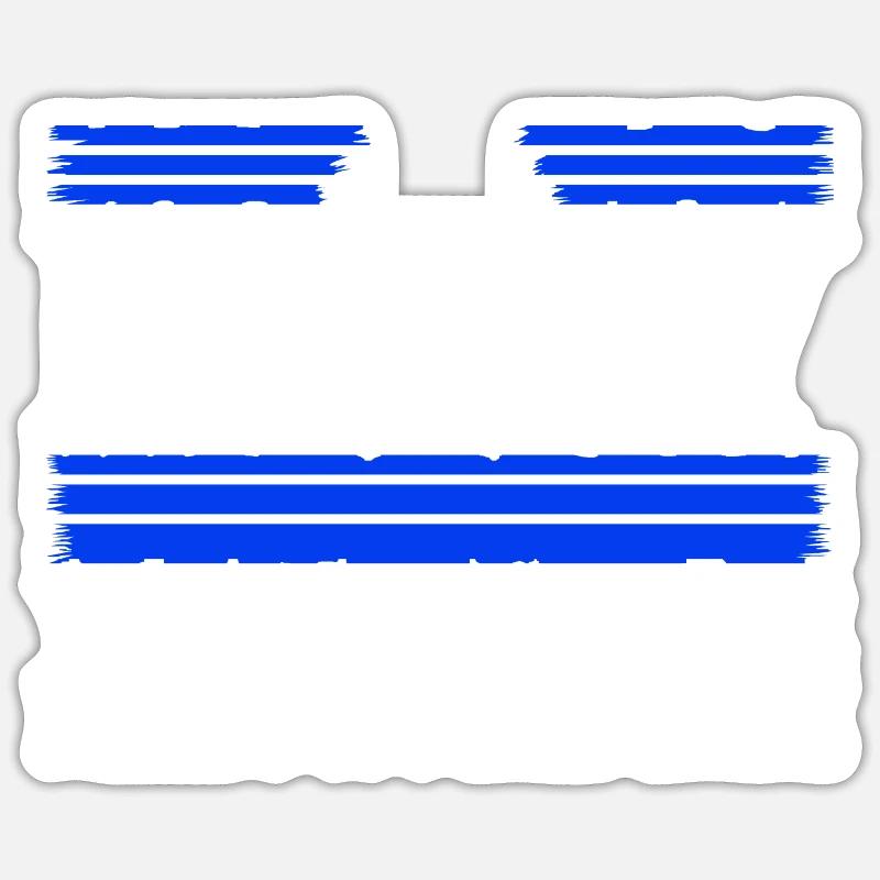 birthday present idea lumberjack statement Sticker size S (10 x 10 cm)