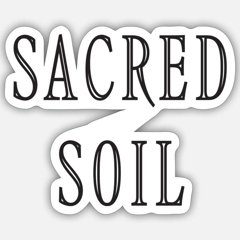 Heiliger Boden Sticker Größe S (10 x 10 cm)