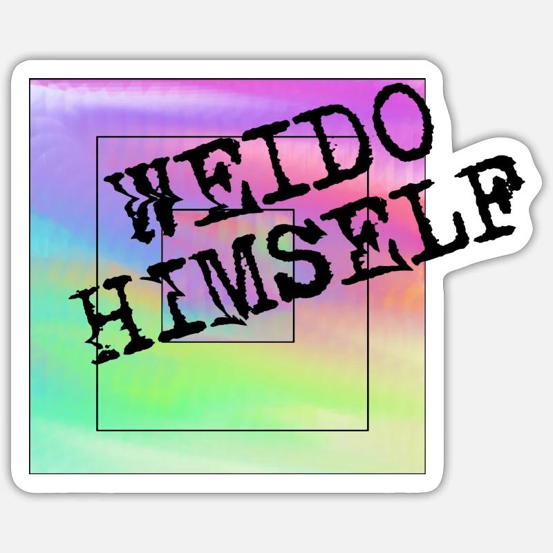 Weirdo lui-même Sticker taille S (10 x 10 cm)