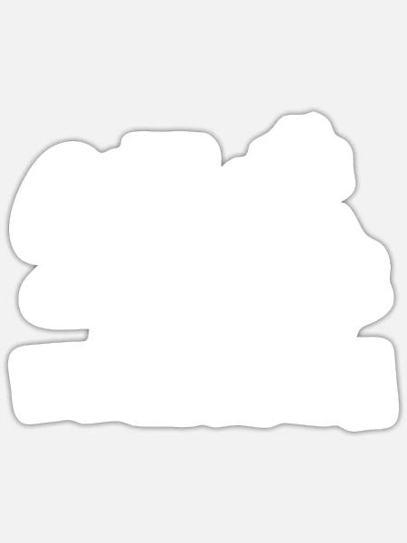 Mädchen mag Puzzles-Puzzle-Fan, lustig - Sticker Größe S (10 x 10 cm) - Mattweiß