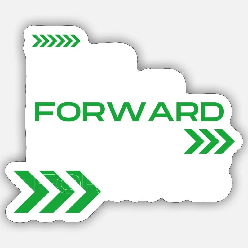 Keep Moving Forward Sticker Größe S (10 x 10 cm)