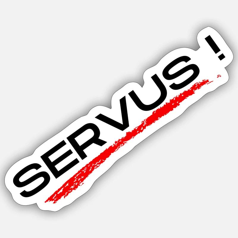 Servus Sticker Größe S (10 x 10 cm)