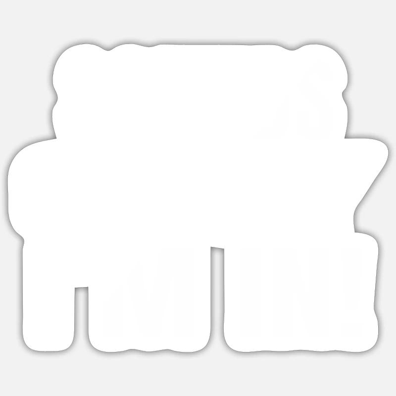 present brightly coloured birthday present idea Sticker size S (10 x 10 cm)