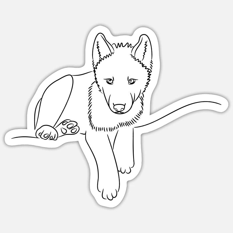 Sticker Größe S (10 x 10 cm) - 