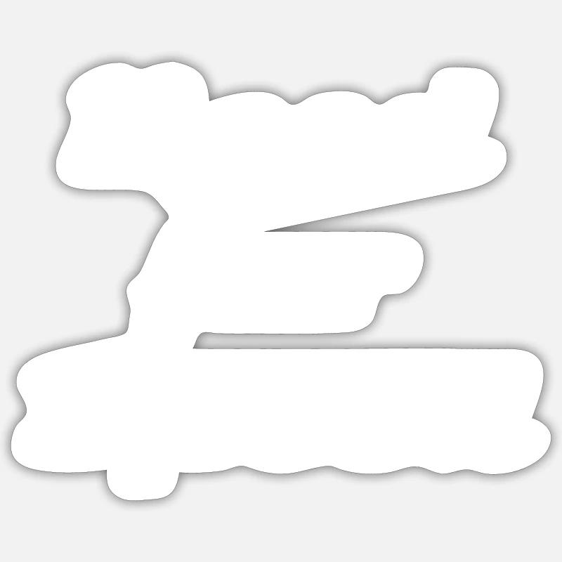 Need for speed - Sticker size S (10 x 10 cm) - white matte