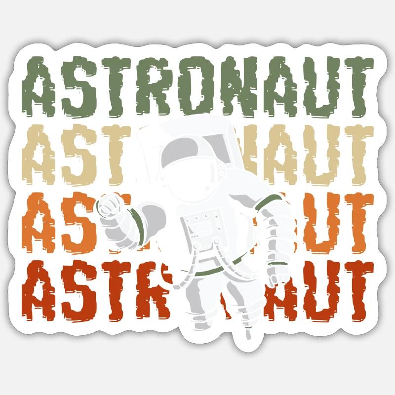 Space Shuttle Rakete Sticker Größe S (10 x 10 cm)