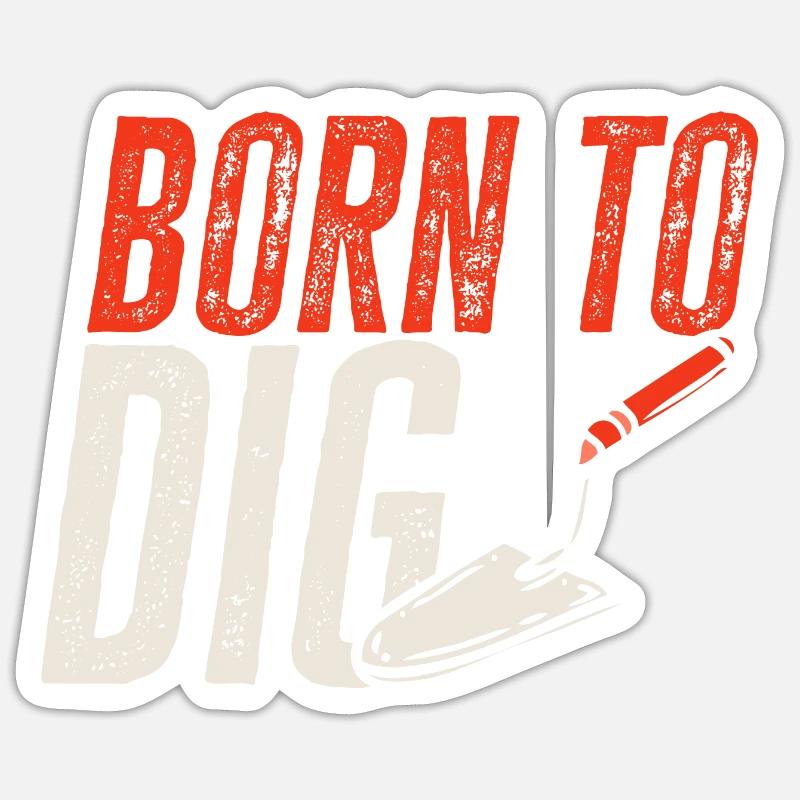 Archaeology Gift Archaeologist Sticker size S (10 x 10 cm)