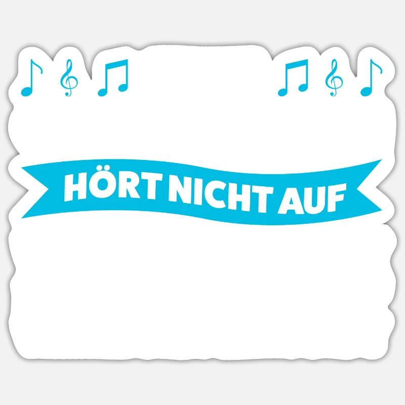 Chorleiterin Beruf Dirigentin Geschenk Sticker Größe S (10 x 10 cm)