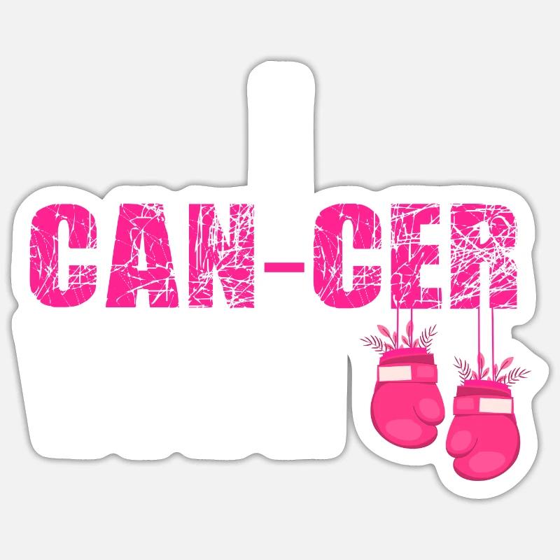Brustkrebs Brustkrebs Loop Sticker Größe S (10 x 10 cm)