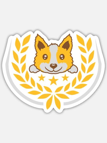 - Sticker size S (10 x 10 cm) - white matte