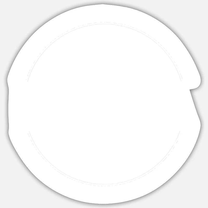 Papa de qualité - Sticker taille S (10 x 10 cm) - blanc mat