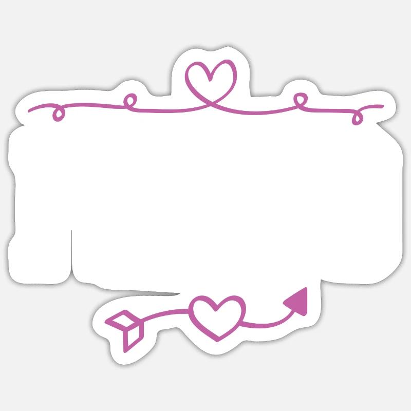 Fabio - Sticker taille S (10 x 10 cm) - blanc mat