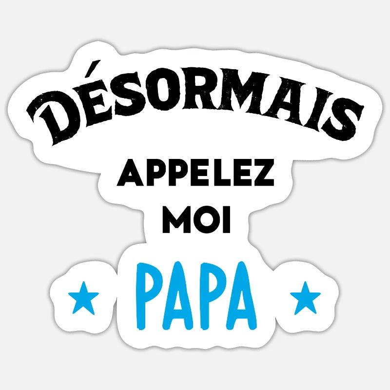 Idée D'Annonce De Grossesse Sticker taille S (10 x 10 cm)
