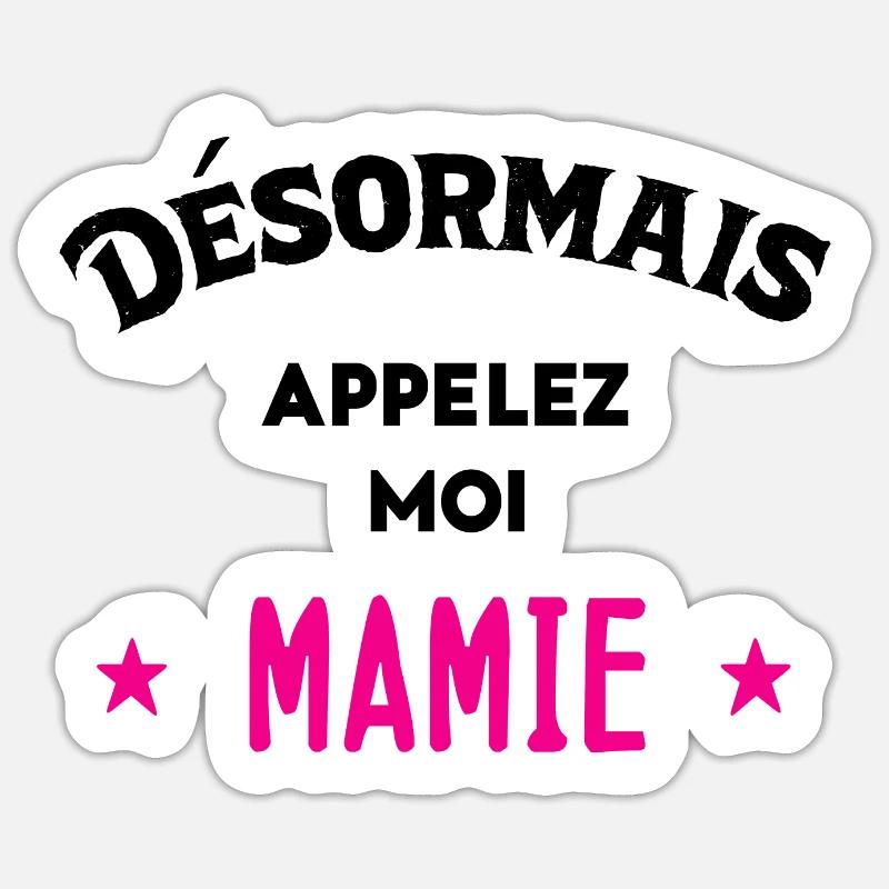 Idée D'Annonce De Grossesse - Sticker taille S (10 x 10 cm) - blanc mat