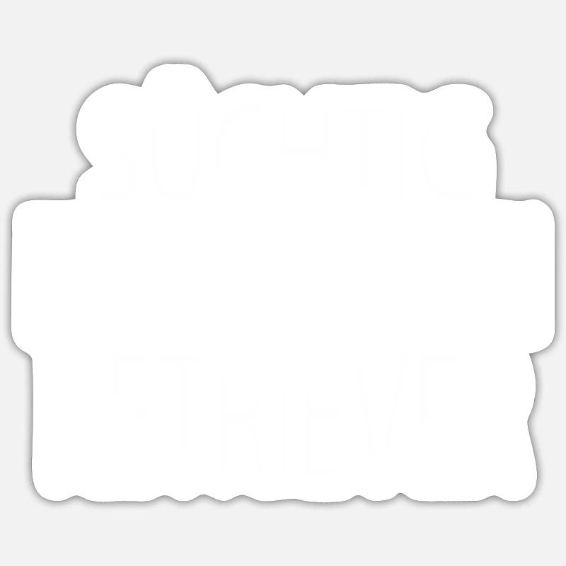 bluthund geschenkidee geschenk spruch geek - Sticker Größe S (10 x 10 cm) - Mattweiß