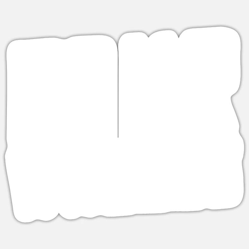 Quatre roues - Sticker taille S (10 x 10 cm) - blanc mat