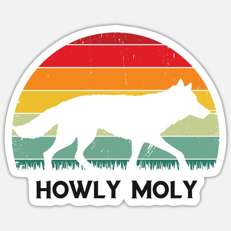 Coyote Design for Coyote Shreactors Sticker size S (10 x 10 cm)