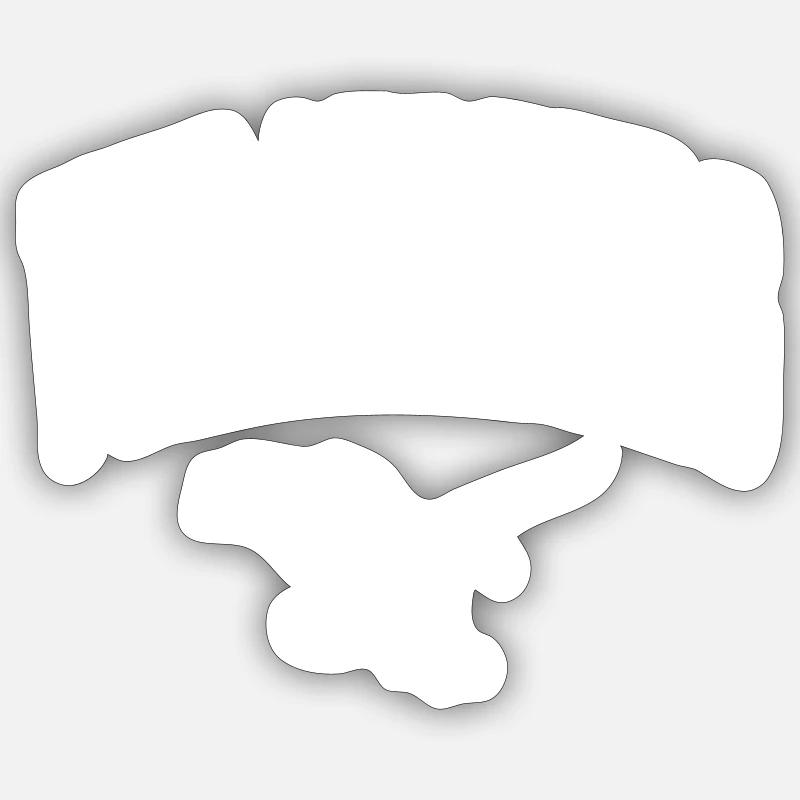 Vorarlberg - Sticker Größe S (10 x 10 cm) - Mattweiß