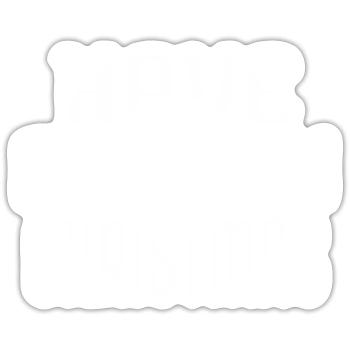 Christmas Present Joke Comic Awkward Beach Holiday - Sticker size S (10 x 10 cm) - white matte - Front