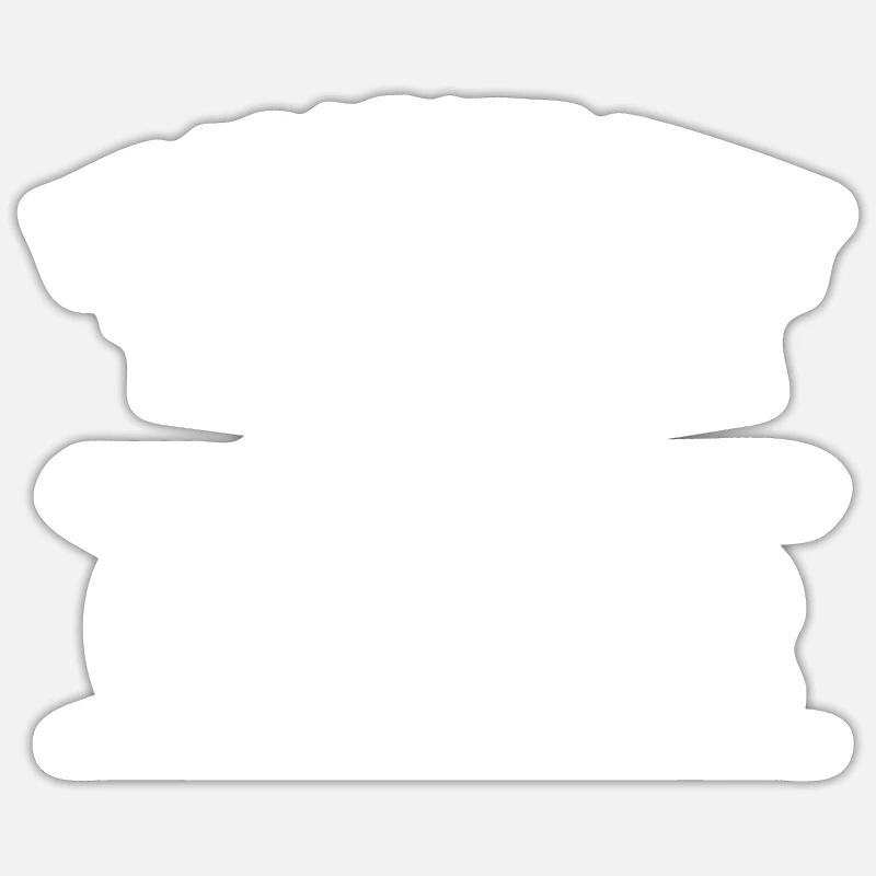 I don't need therapy because I'm a camper Sticker size S (10 x 10 cm)