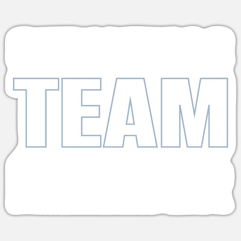 Équipe de Noël - Sticker taille S (10 x 10 cm) - blanc mat