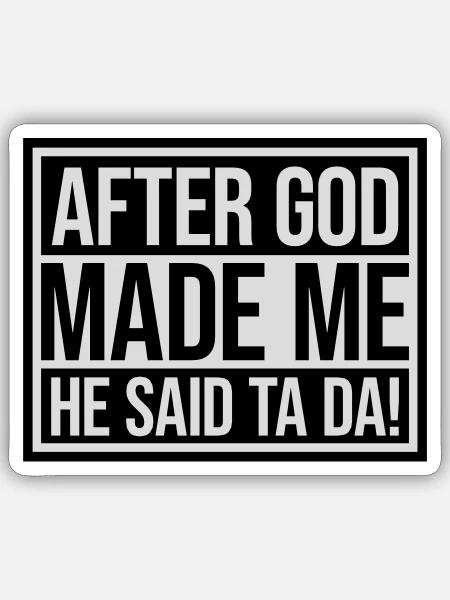  - Sticker size S (10 x 10 cm) - white matte