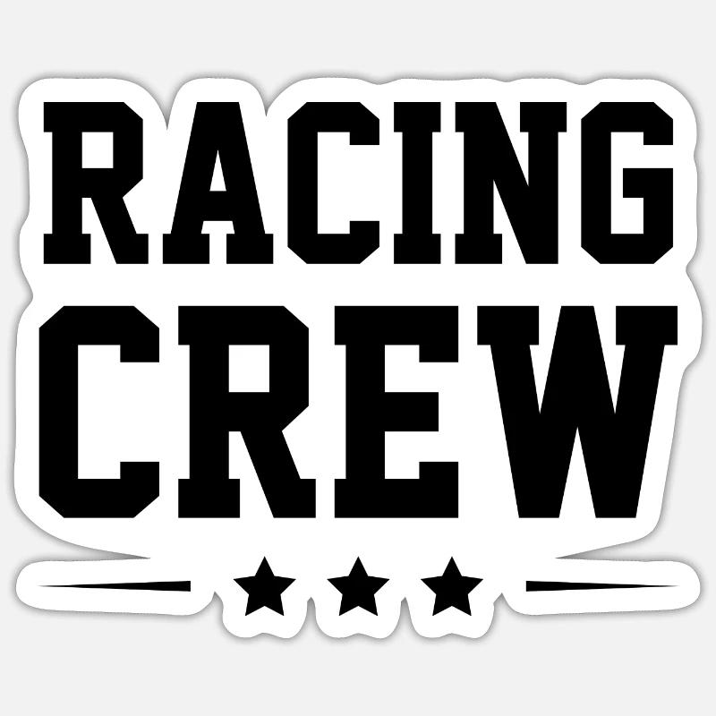 Équipage de course Sticker taille S (10 x 10 cm)
