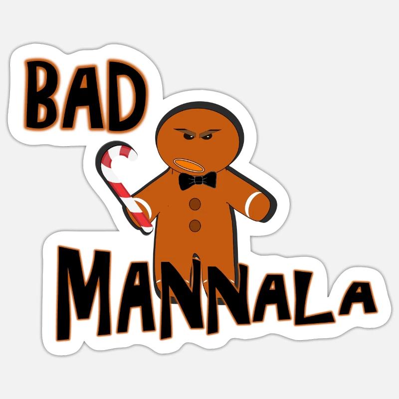 Bad Mannala Elsass - Sticker Größe S (10 x 10 cm) - Mattweiß